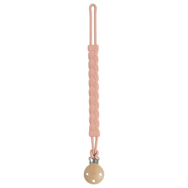 Attache Tetine en Silicone - Rose Poudré - Attache tétine