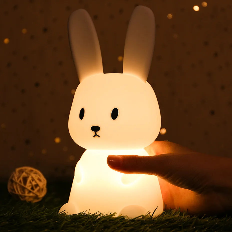 Veilleuse Lapin - 7 Couleurs - Veilleuse bébé