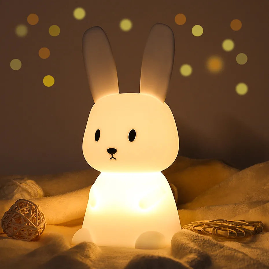 Veilleuse Lapin - 7 Couleurs - Veilleuse bébé