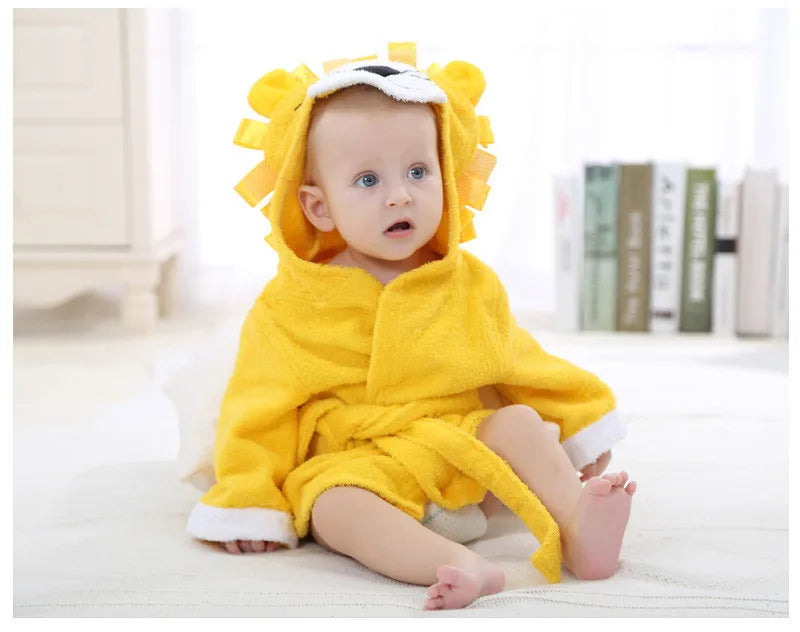 Cape de Bain Bébé Animaux - Cape de bain bébé
