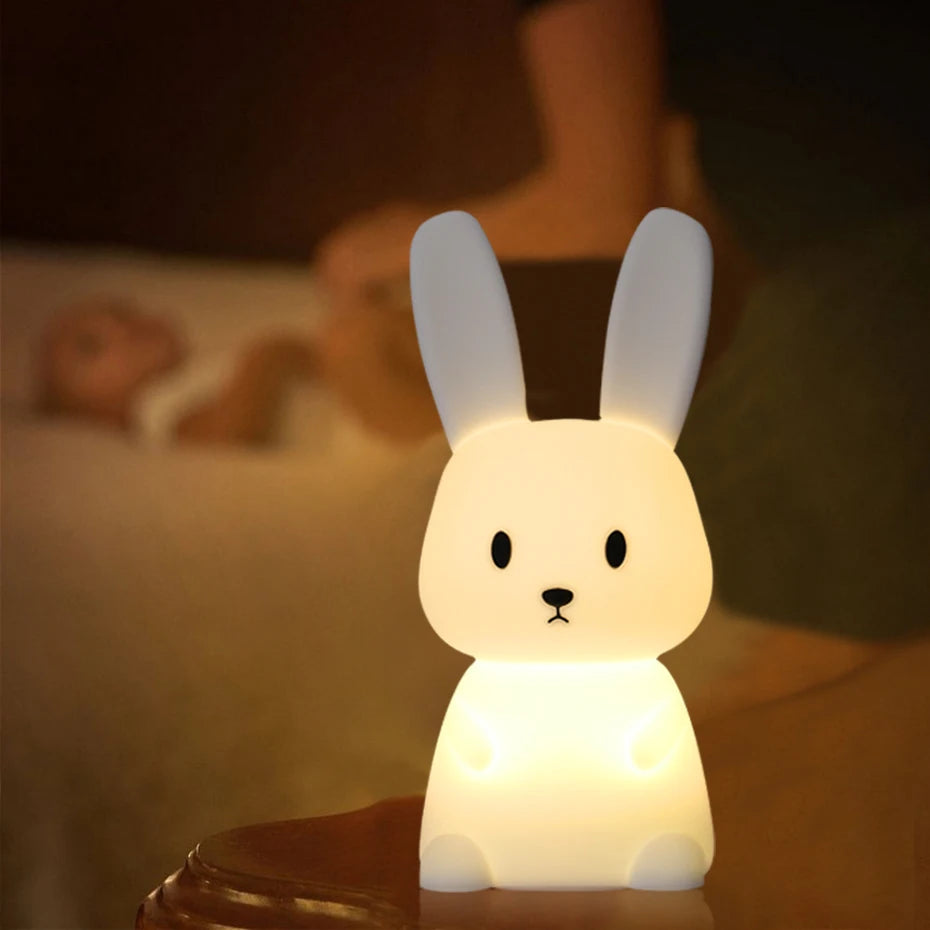Veilleuse Lapin - 7 Couleurs - Veilleuse bébé