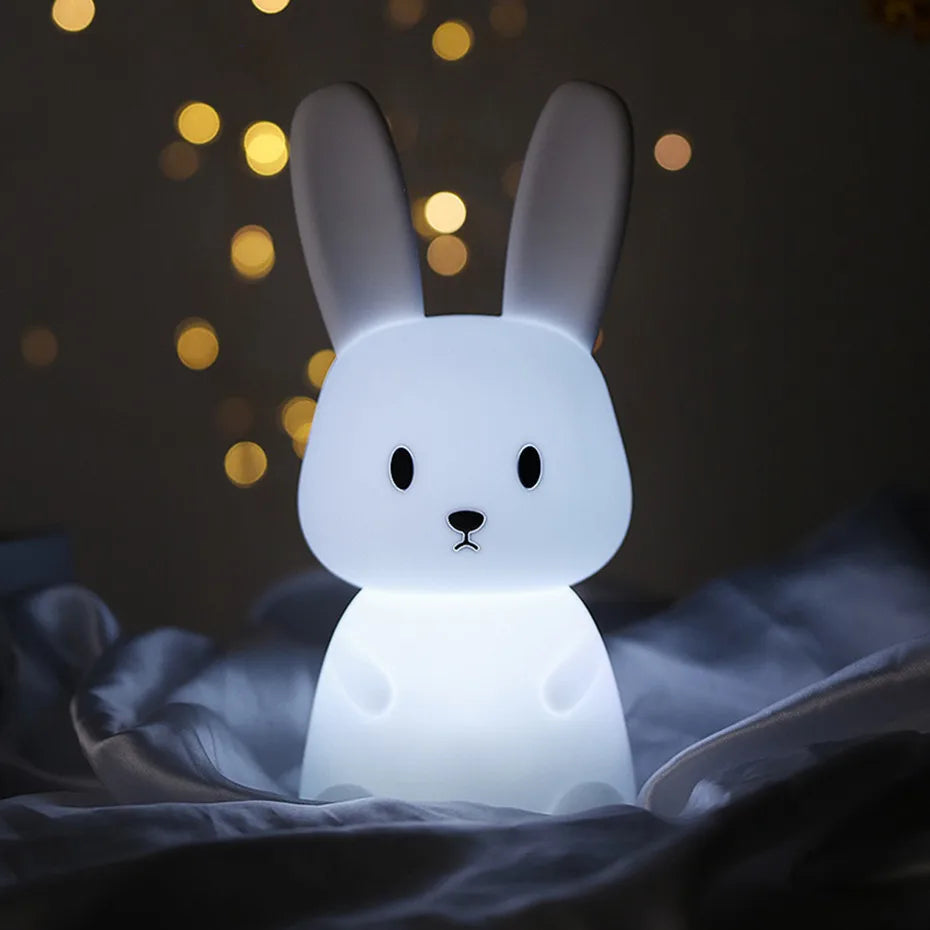 Veilleuse Lapin - 7 Couleurs - Veilleuse bébé