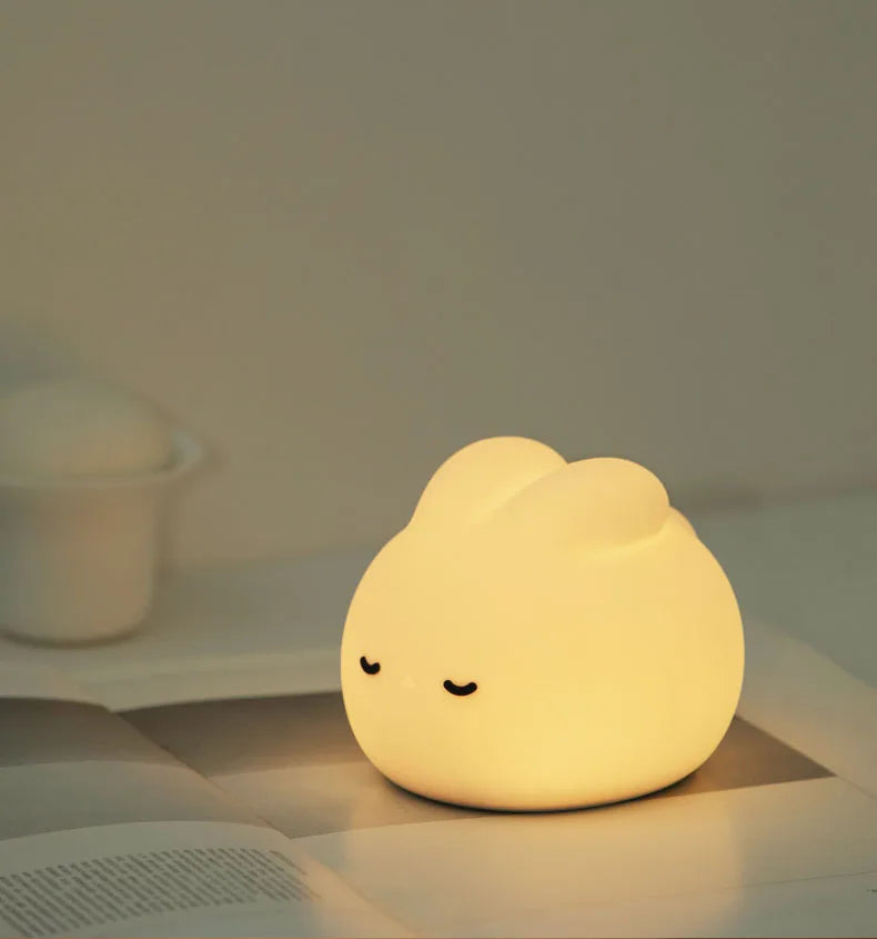Veilleuse Petit Lapin - 7 Couleurs / USB Plug - Veilleuse bébé