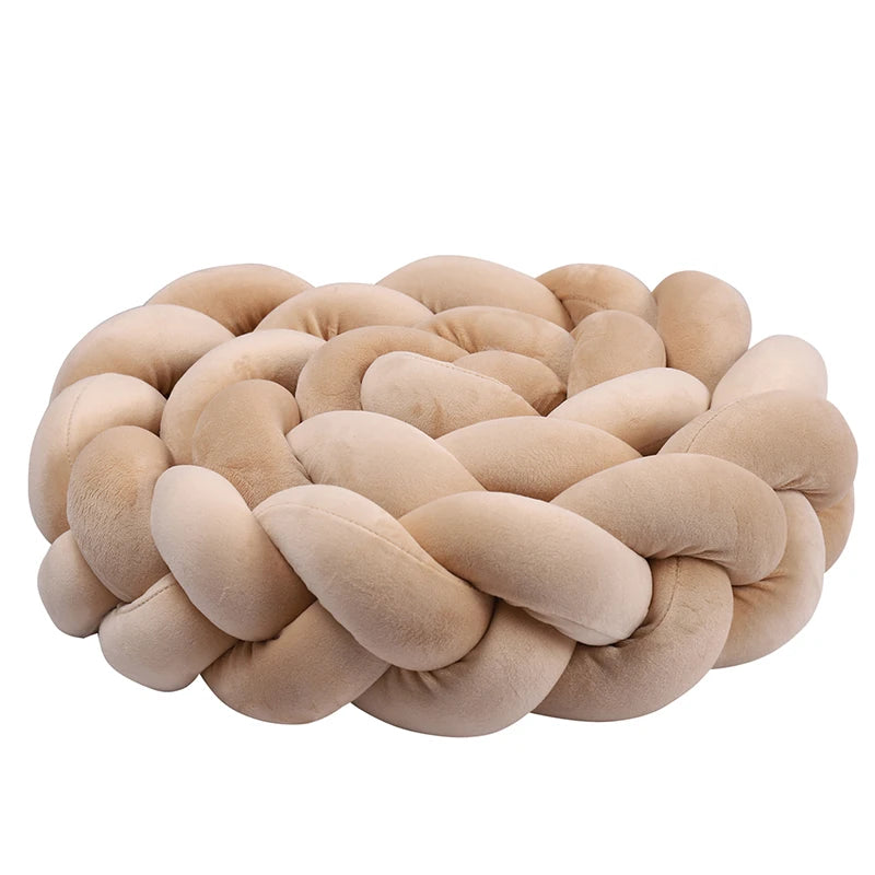 Tresse de lit Bébé - Beige Foncé - Beige Clair / 1 mètre - Tresse de Lit