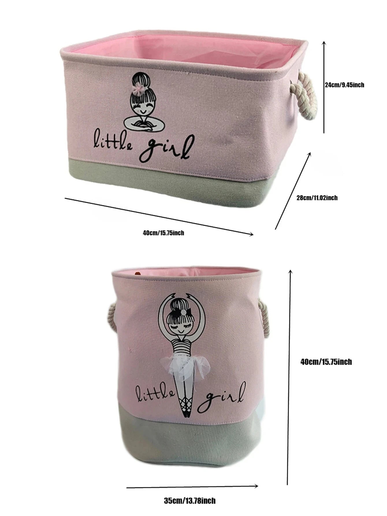 Panier Rangement Jouets Petite Danseuse