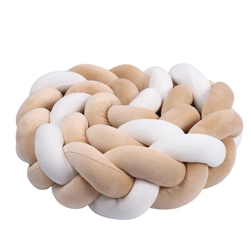 Tresse de lit Bébé - Beige - Blanc / 1 mètre - Tresse de Lit