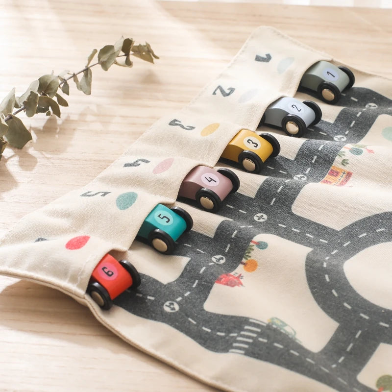 Circuit Voiture Montessori - Voiturette - Jouet En bois bébé