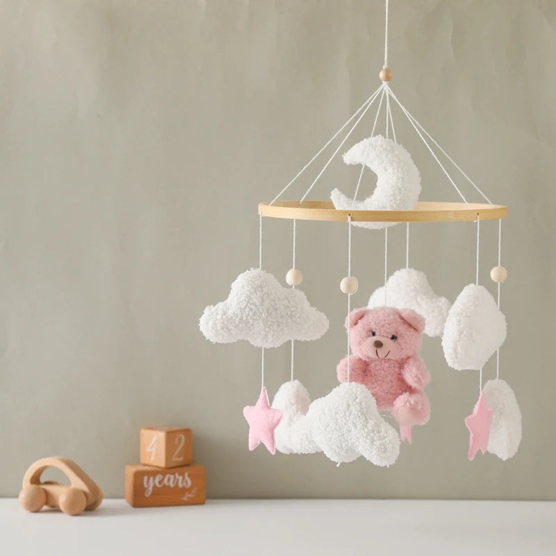 Mobile bébé Fille Ours Rose - Rose - Mobile bébé