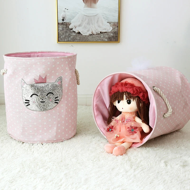 Panier Rangement Linge Fille
