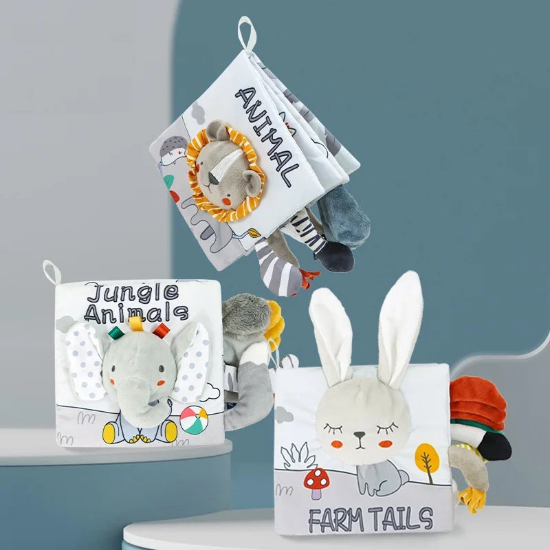 Livre sensoriel Bébé - Jouet En bois bébé