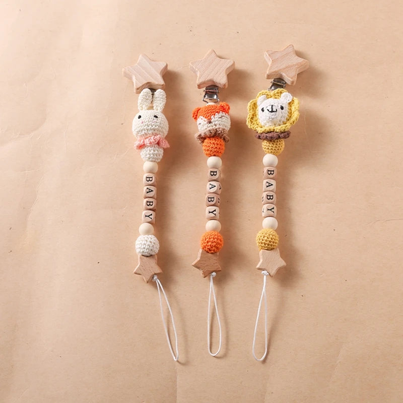 Attache tétine Crochet Petit animaux - Attache Tétine