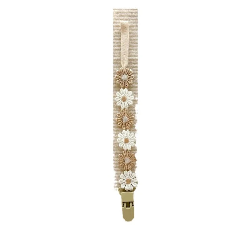 Attache Tétine Fleur - Attache tétine