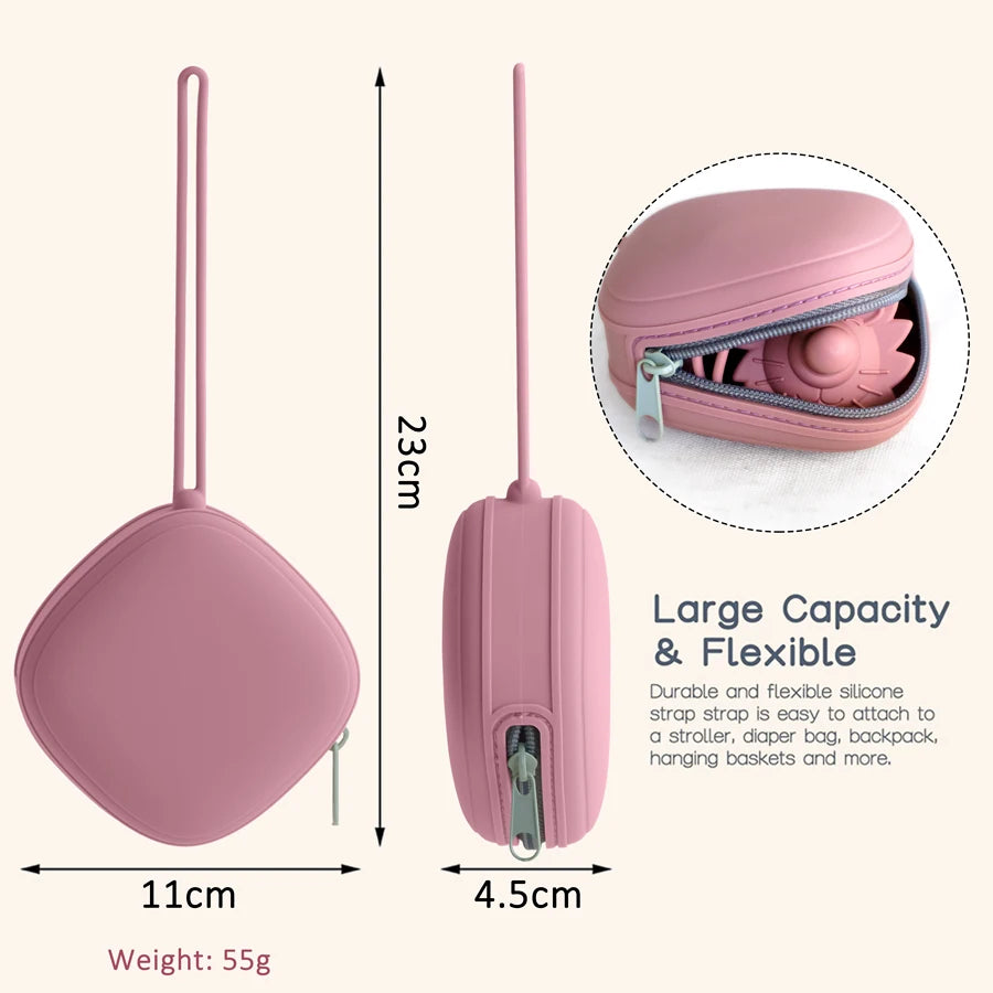Petite Boite a tétine en Silicone - Boite à Tétine