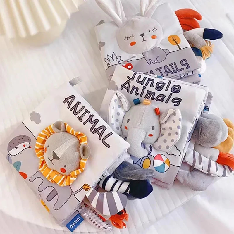 Livre sensoriel Bébé - Jouet En bois bébé