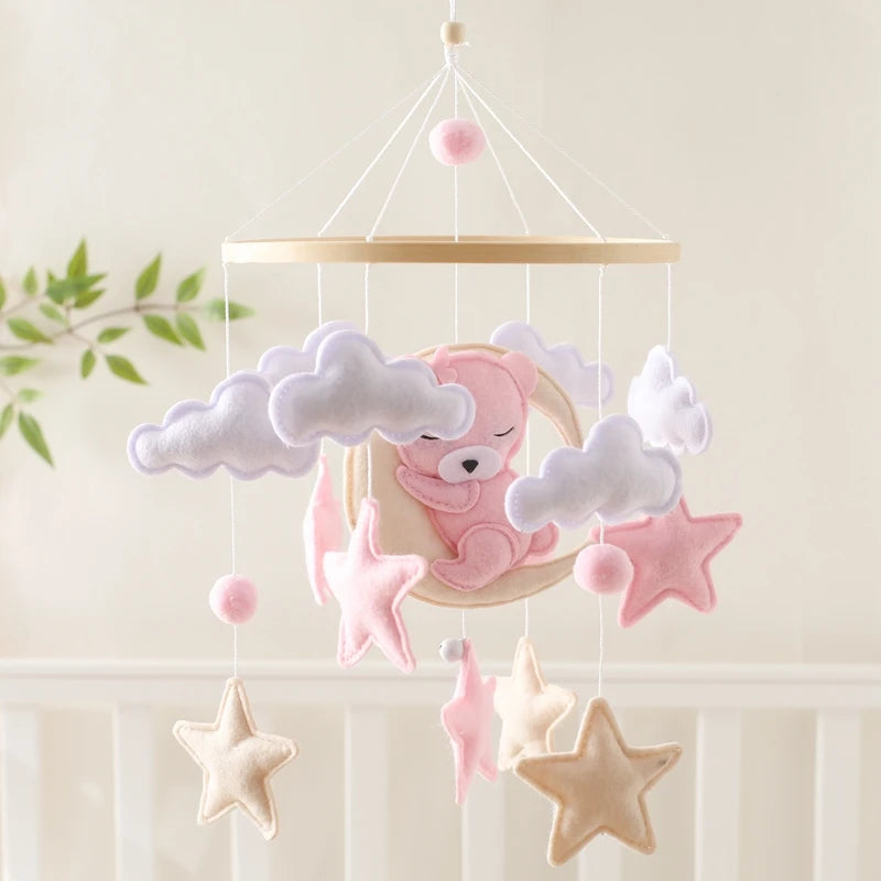Mobile bébé Lapin Rose - Lapin Rose - Mobile bébé