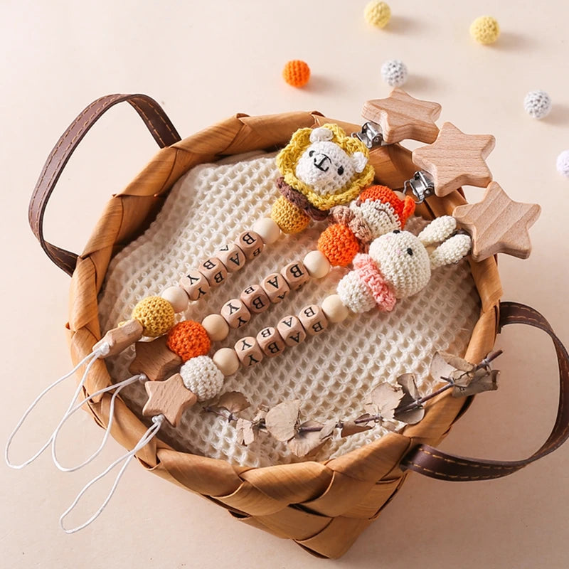 Attache tétine Crochet Petit animaux - Attache Tétine