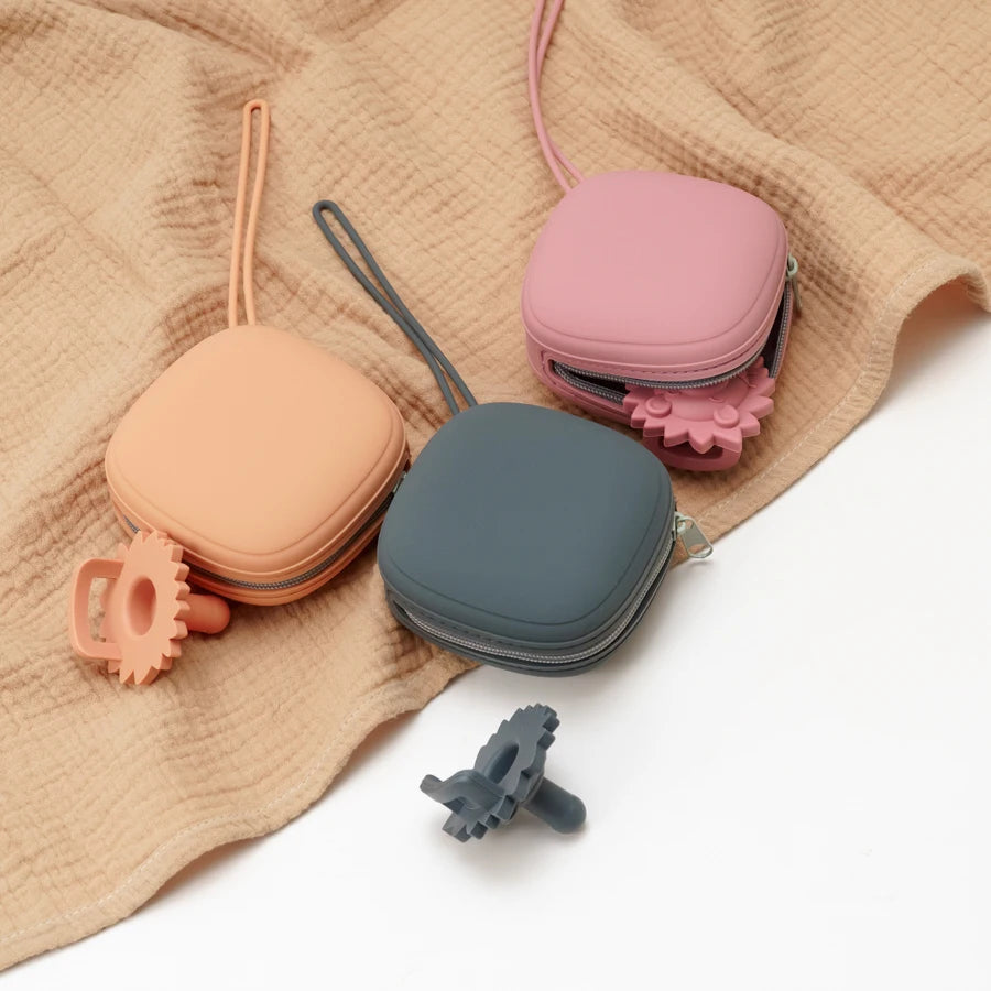 Petite Boite a tétine en Silicone - Boite à Tétine