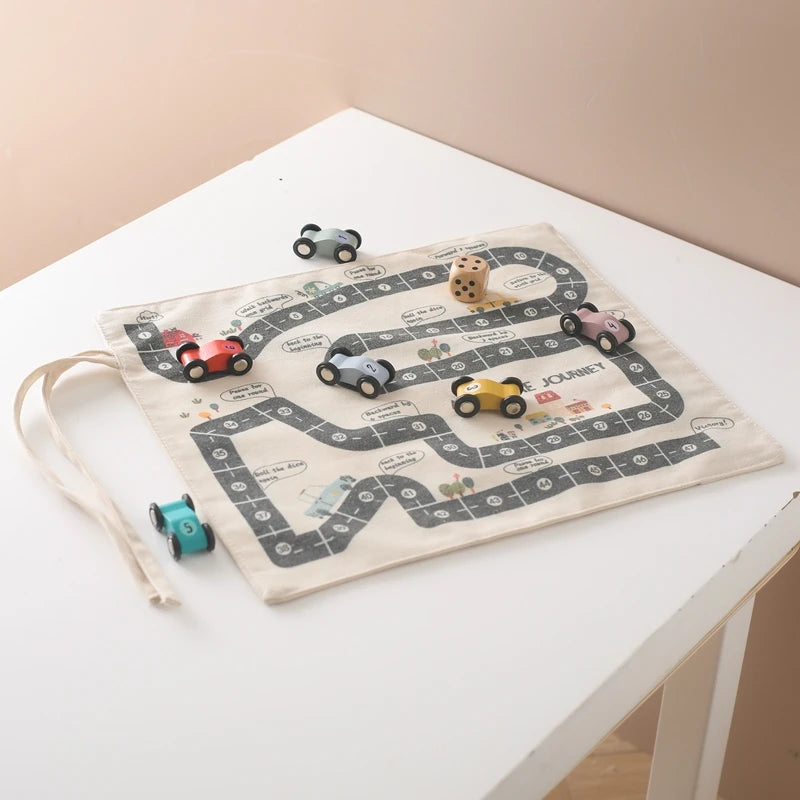 Circuit Voiture Montessori - Voiturette - Jouet En bois bébé