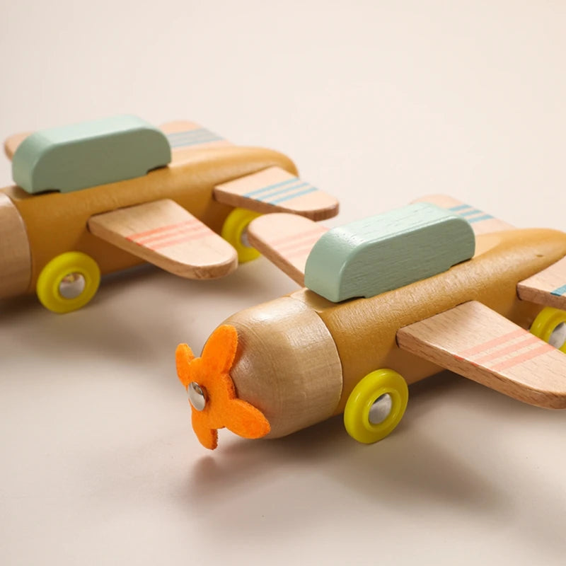 Avion en Bois Jouet Bleu Ciel - Bleu Ciel - Jouet En bois bébé