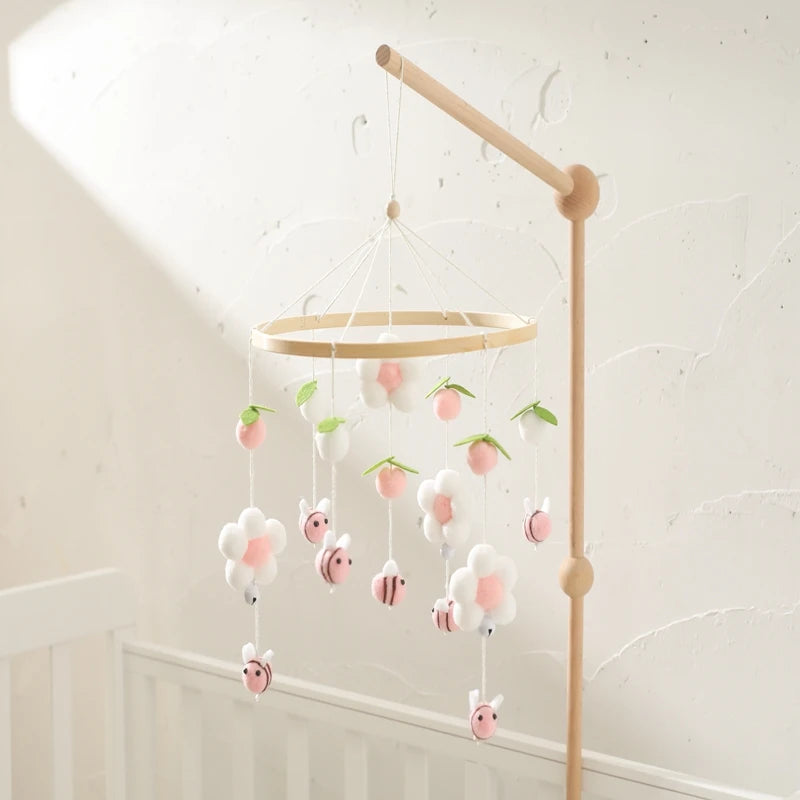 Mobile Bébé Abeille Rose - Rose - Mobile bébé