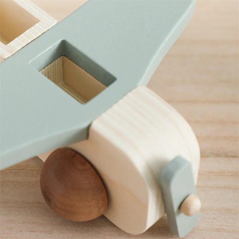 Avion en Bois Jouet Bleu Ciel - Bleu Ciel - Jouet En bois bébé