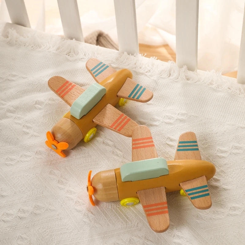 Avion en Bois Jouet Bleu Ciel - Bleu Ciel - Jouet En bois bébé
