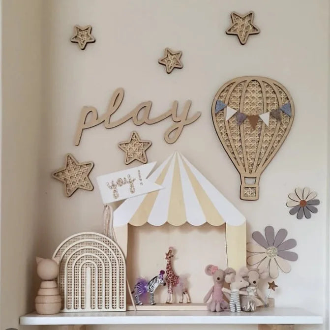 Deco Murale en Osier - Décoration murale chambre bébé