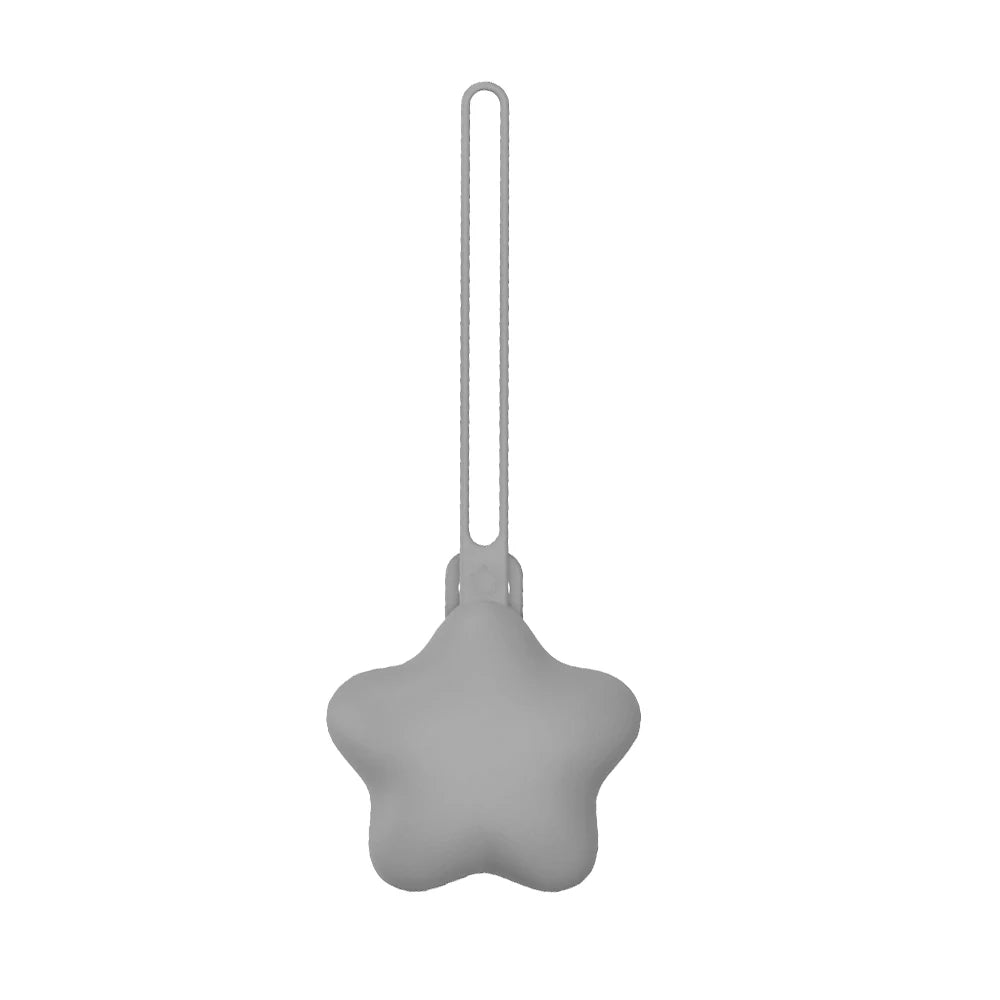 Boite à tétine Petite Etoile - Gris - Attache Tétine