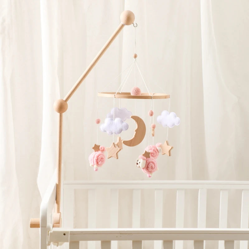 Mobile Bébé Mouton Rose - Rose - Mobile bébé