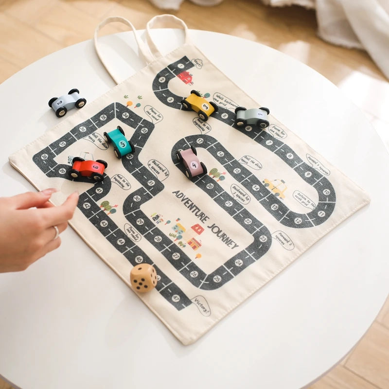 Circuit Voiture Montessori - Voiturette - Jouet En bois bébé