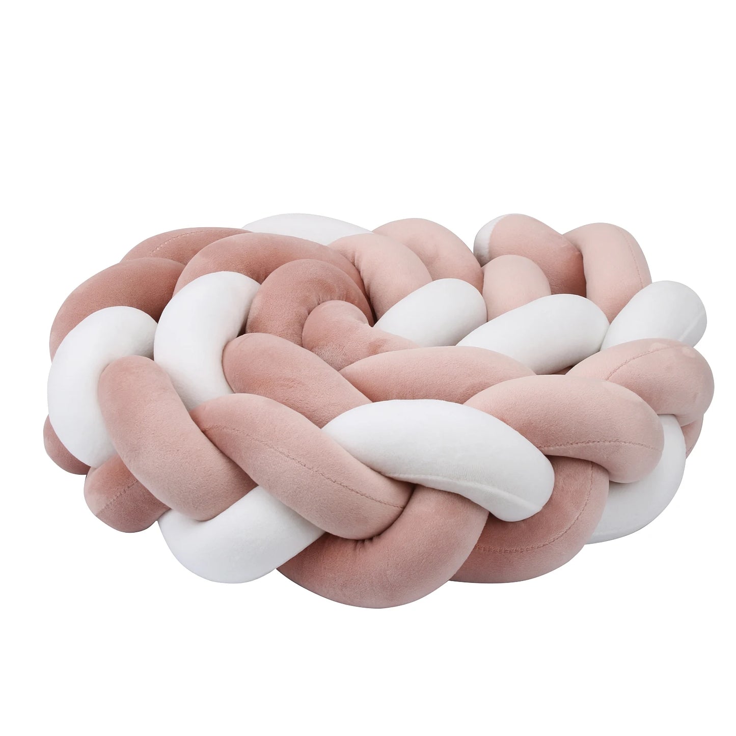 Tresse de lit Bébé - Blanc Marron / 1 mètre - Tresse de Lit
