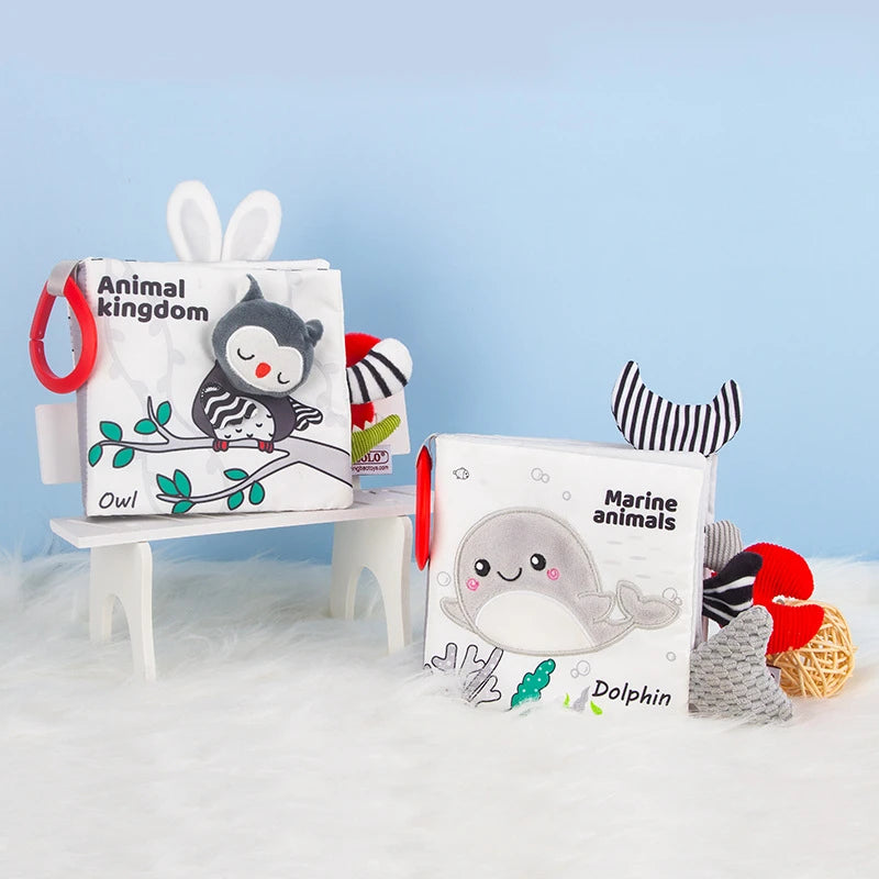 Livre sensoriel Bébé - Jouet En bois bébé