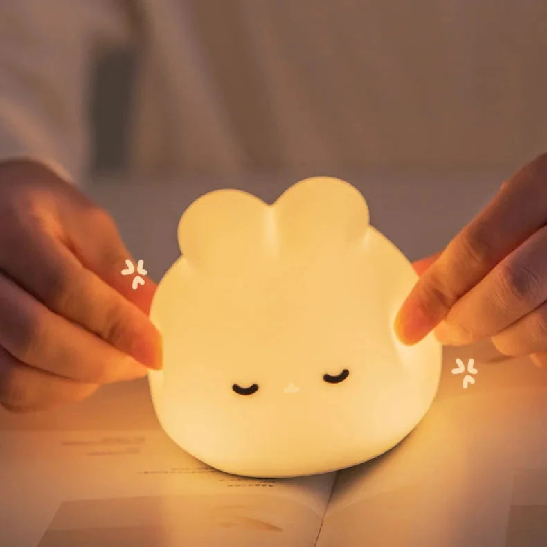 Veilleuse Petit Lapin - 7 Couleurs / USB Plug - Veilleuse bébé