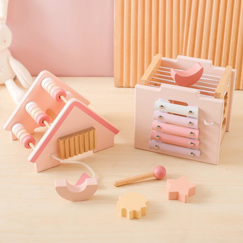 Jeu Bois Montessori Fille - Maison - Jeu D’eveil bébé