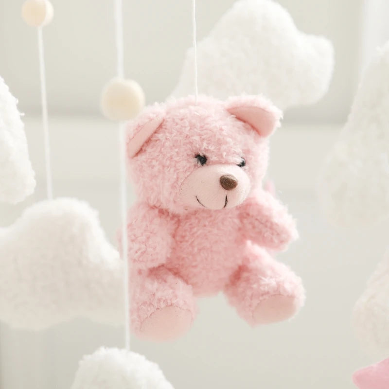 Mobile bébé Fille Ours Rose - Rose - Mobile bébé