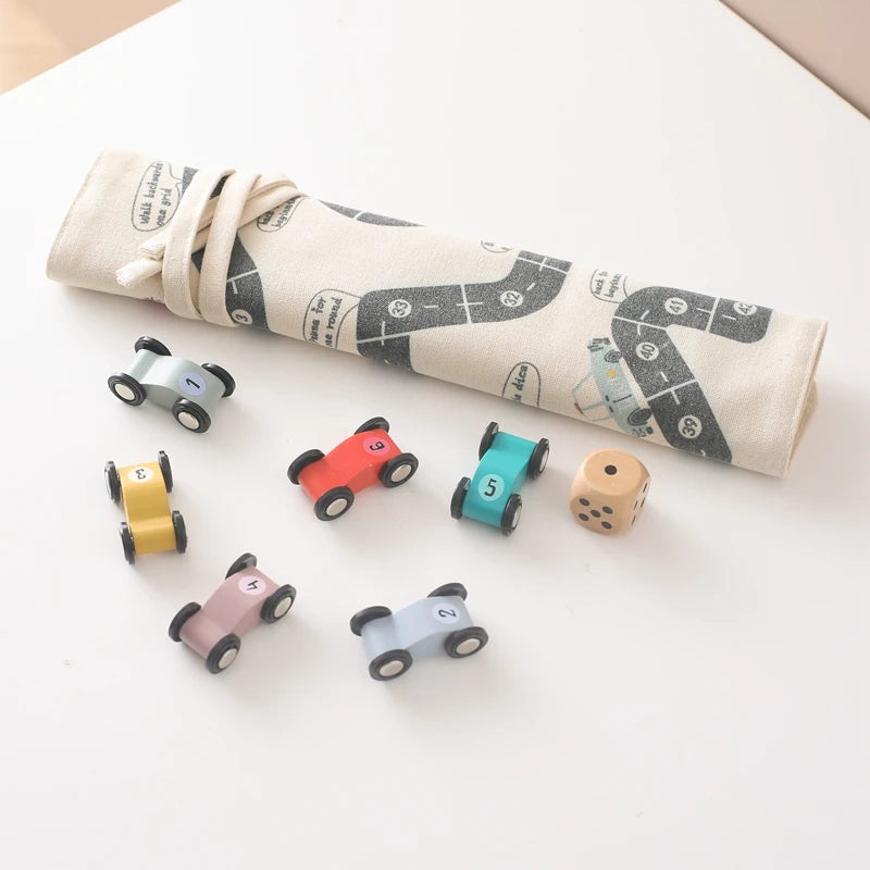 Circuit Voiture Montessori - Voiturette - Jouet En bois bébé