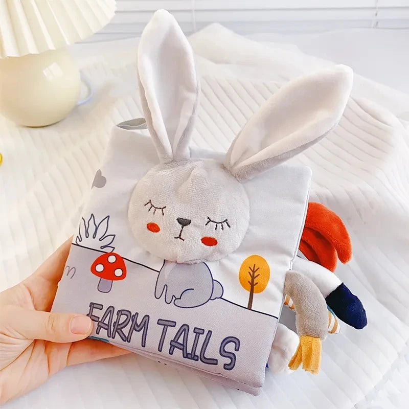 Livre sensoriel Bébé - Lapin - Jouet En bois bébé
