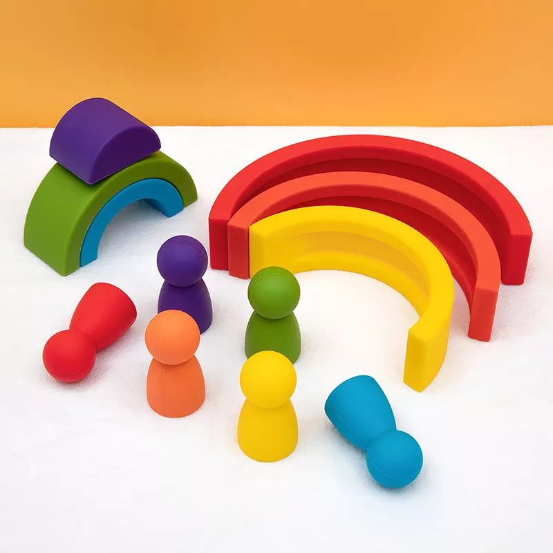 Arc en Ciel en Bois - Jouet En bois bébé
