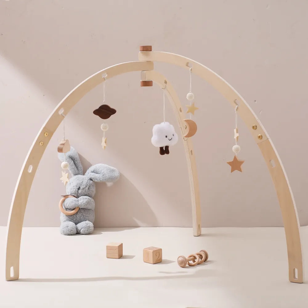 Arche d’éveil En bois Nuage - Petit Nuage - Jouet En bois bébé