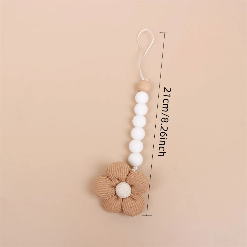 Attache Tétine Fleur - Attache tétine