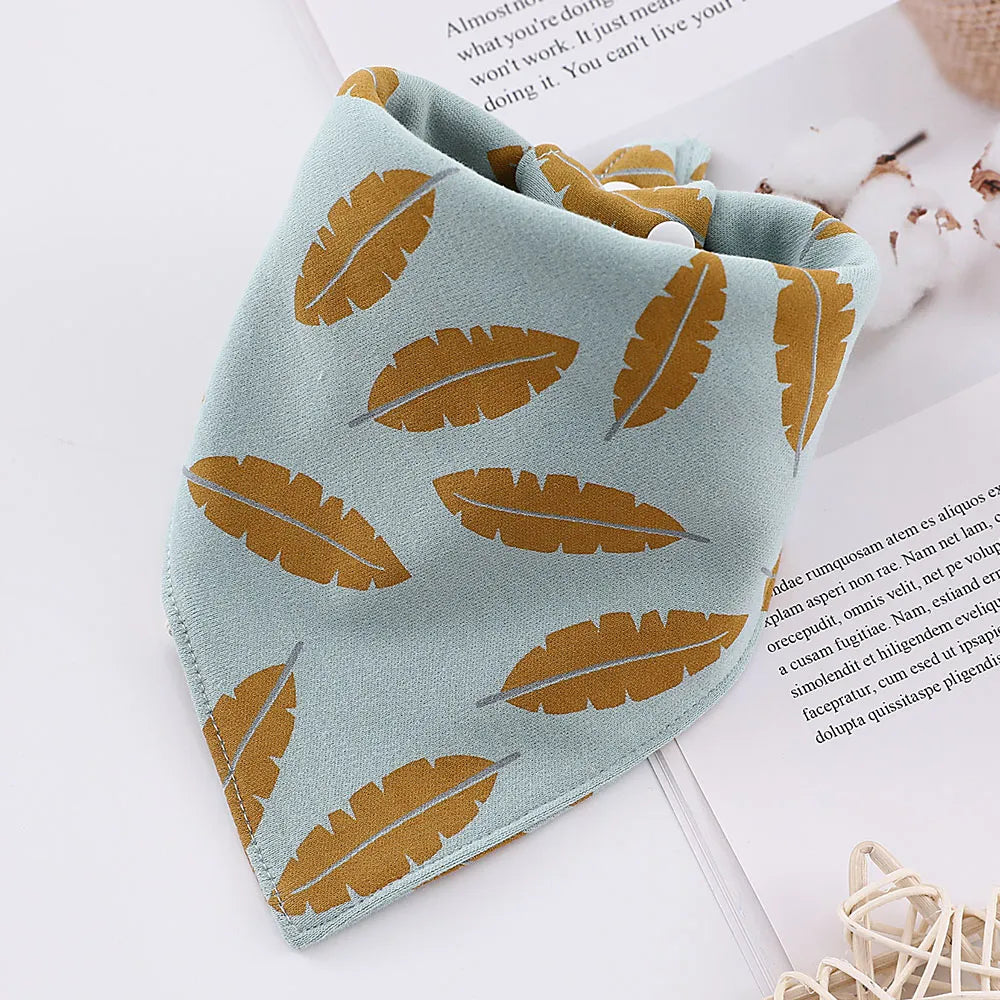 Bavoir Bandana Bébé - Bleu Ciel