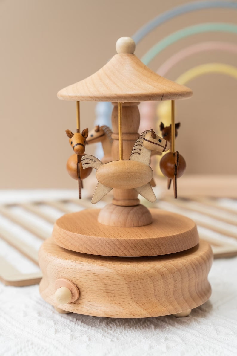 Boite à Musique Bébé - Jouet En bois bébé