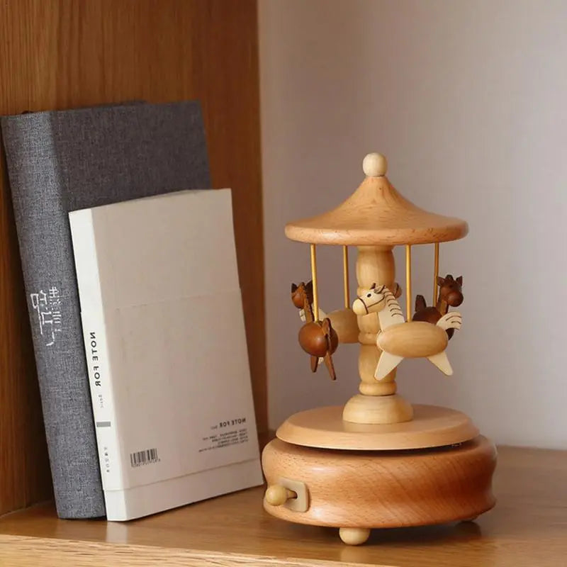 Boite à Musique Bébé - Carrousel - Jouet En bois bébé