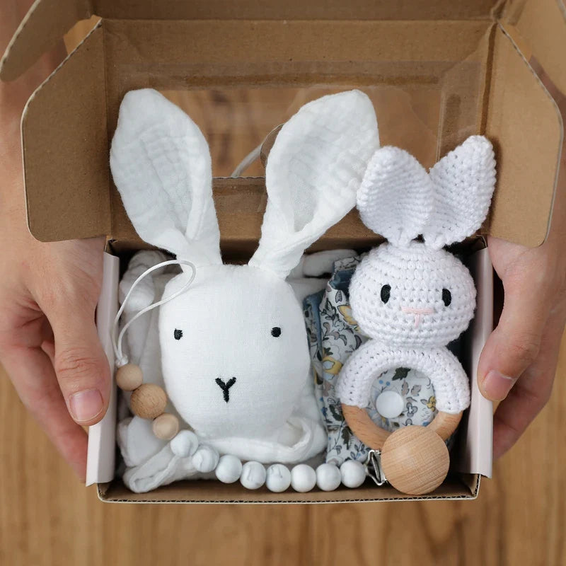 Coffret Cadeau bébé - Jouet En bois bébé