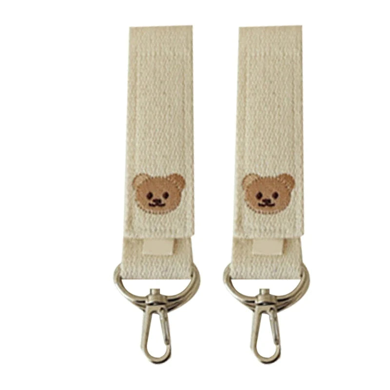 Crochet Poussette Ourson - Ourson Beige