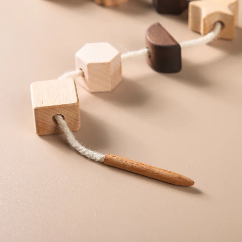 Jeux à enfiler bébé en Bois Petites étoiles - Petites étoiles - Jouet En bois bébé