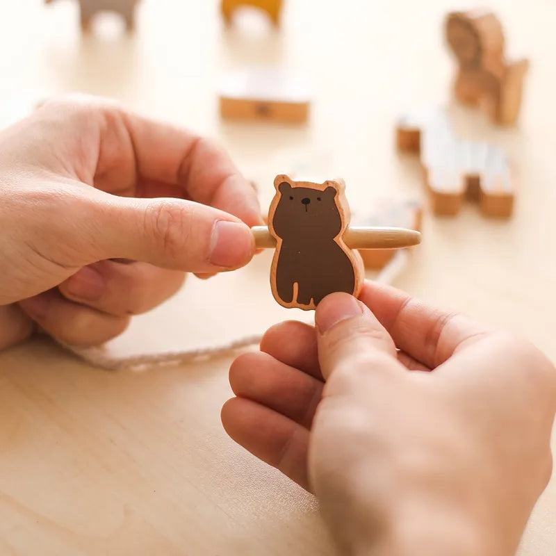 Jouet en Bois Animaux - Jouet En bois bébé