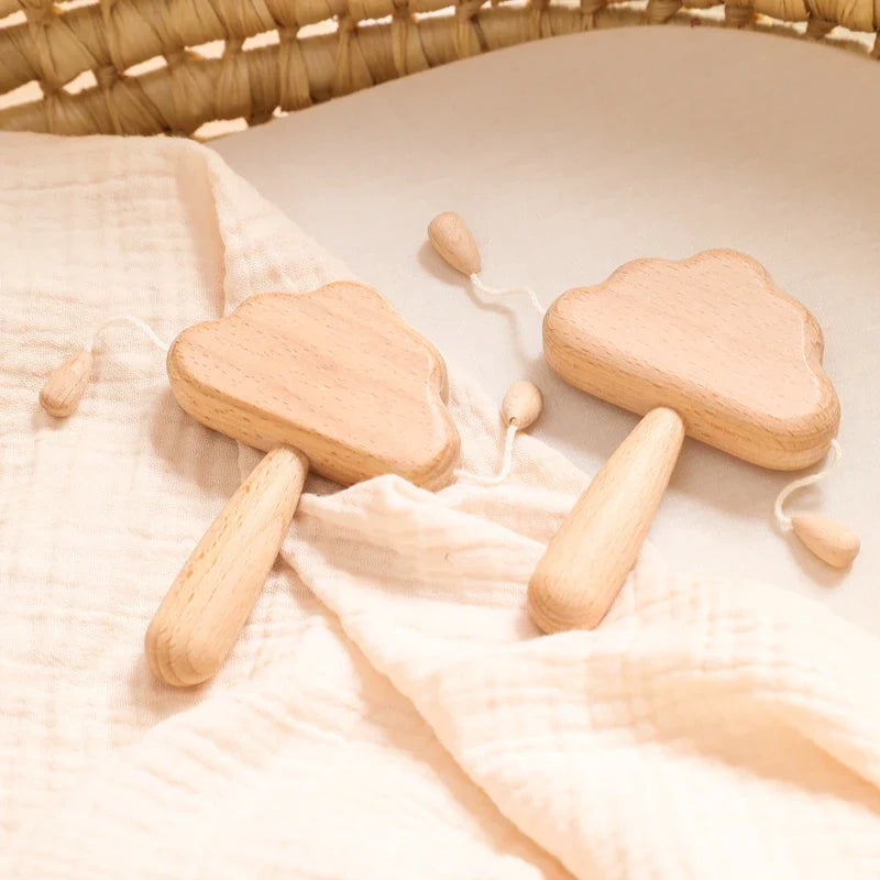 Maracas Bébé - Bois - Jouet En bois bébé