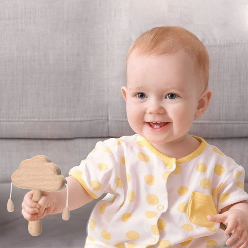 Maracas Bébé - Bois - Jouet En bois bébé