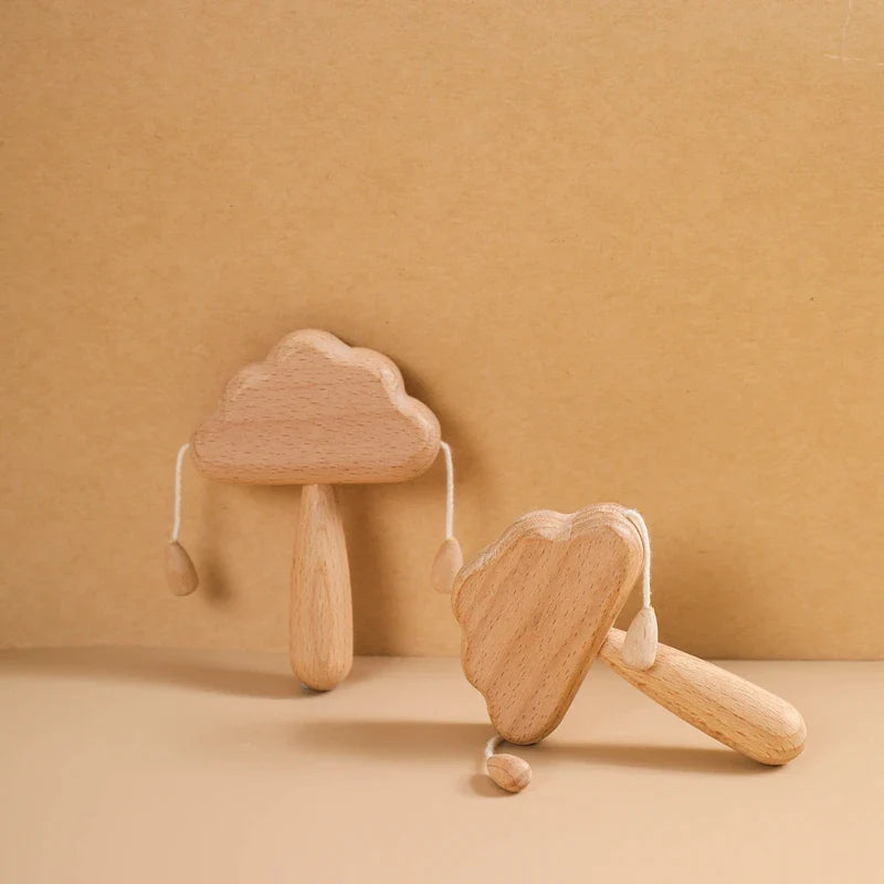 Maracas Bébé - Bois - Jouet En bois bébé